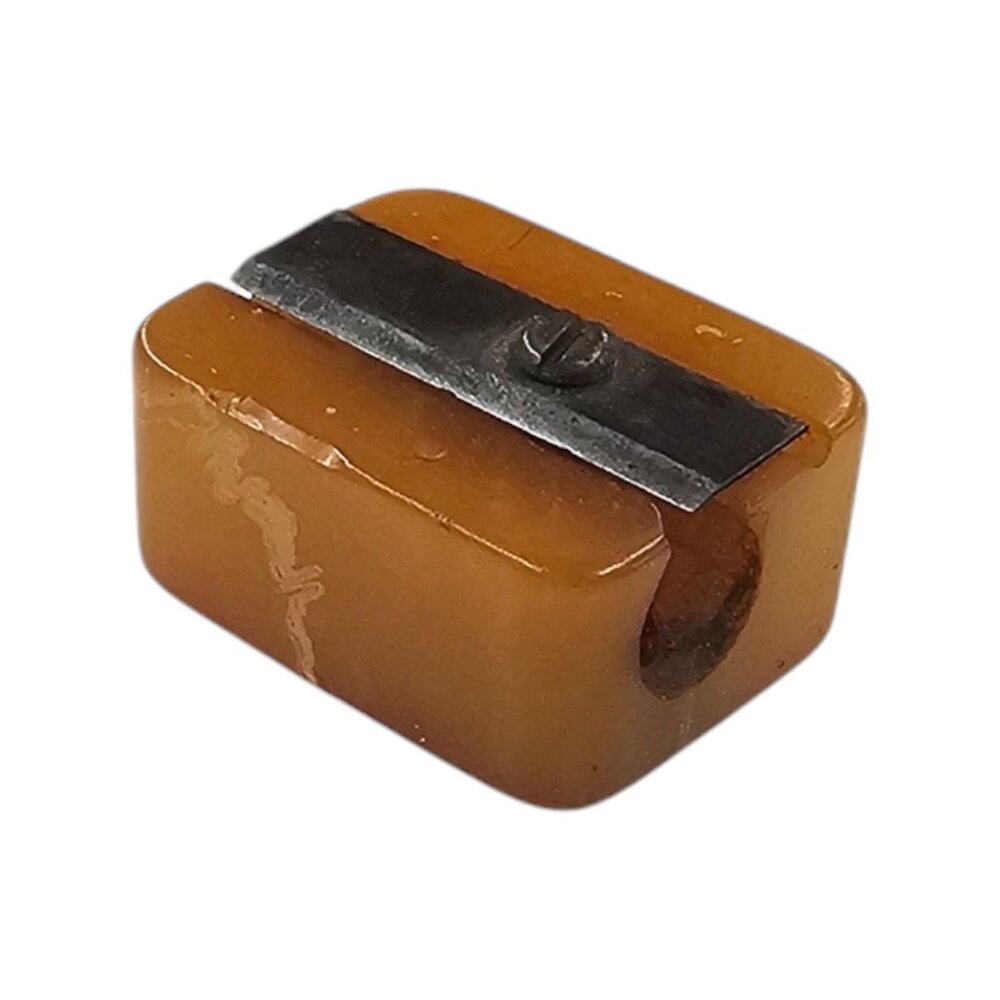 1930s Pencil Sharpener Bakelite Butterscotch Vintage German Made - Picture 10 of 12